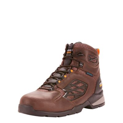 Ariat Rebar Flex 6" - Werkschoenen DonkerBruin Heren - 38997-546